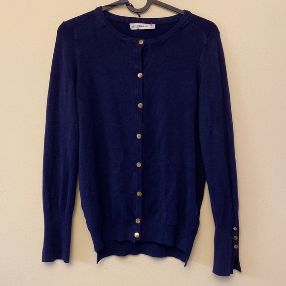 Zara Knit | Cardigans | Size M | Colour Dark Blue - Picture 1 of 3